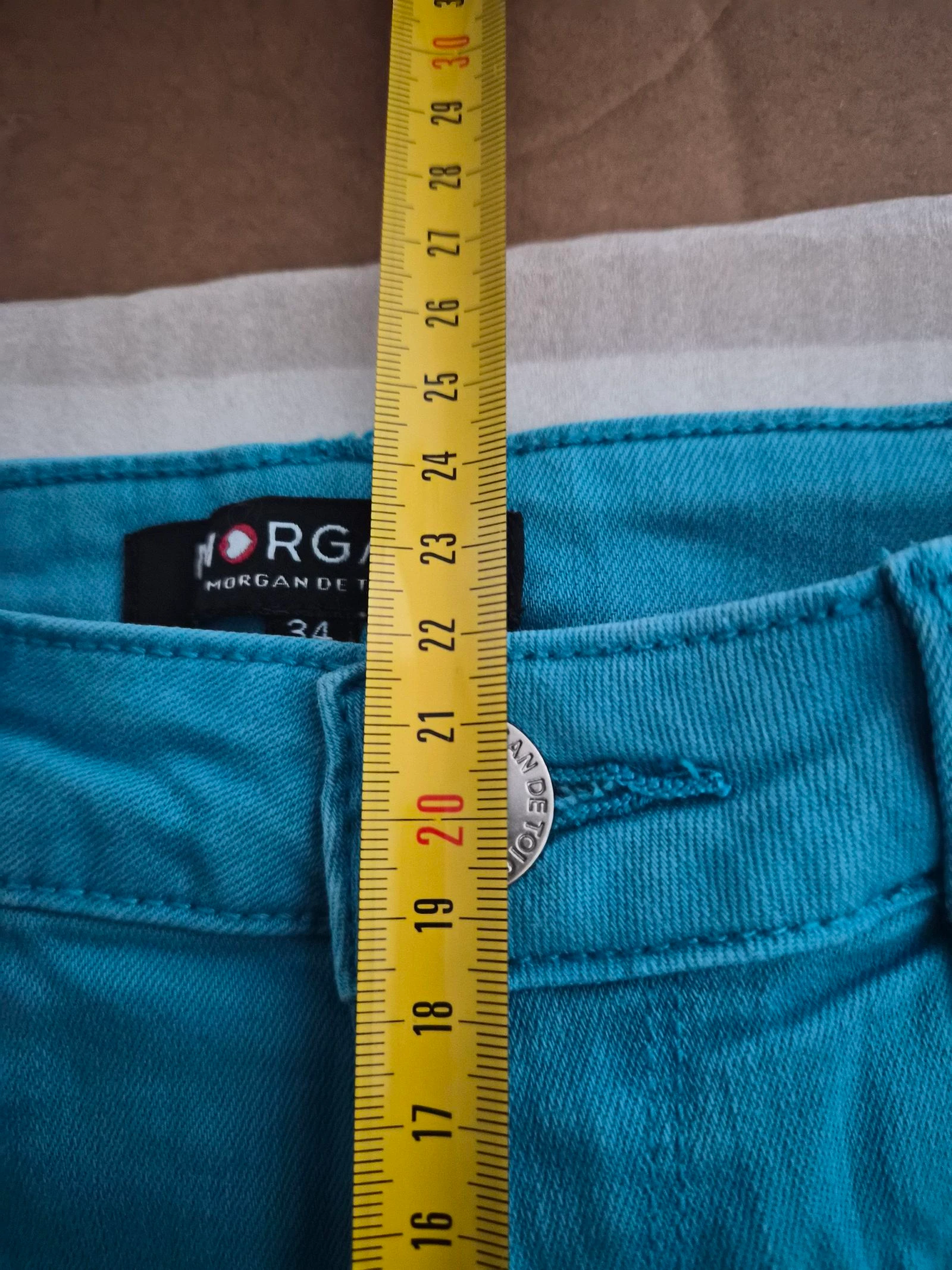 Short turquesa Morgan tamanho 34/XS – photo 20